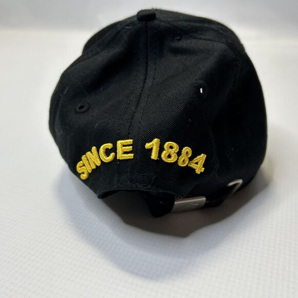 Breitling Watches 1884 Big Logo Embroidered Black Snapback Hat Cap - Picture 3 of 10